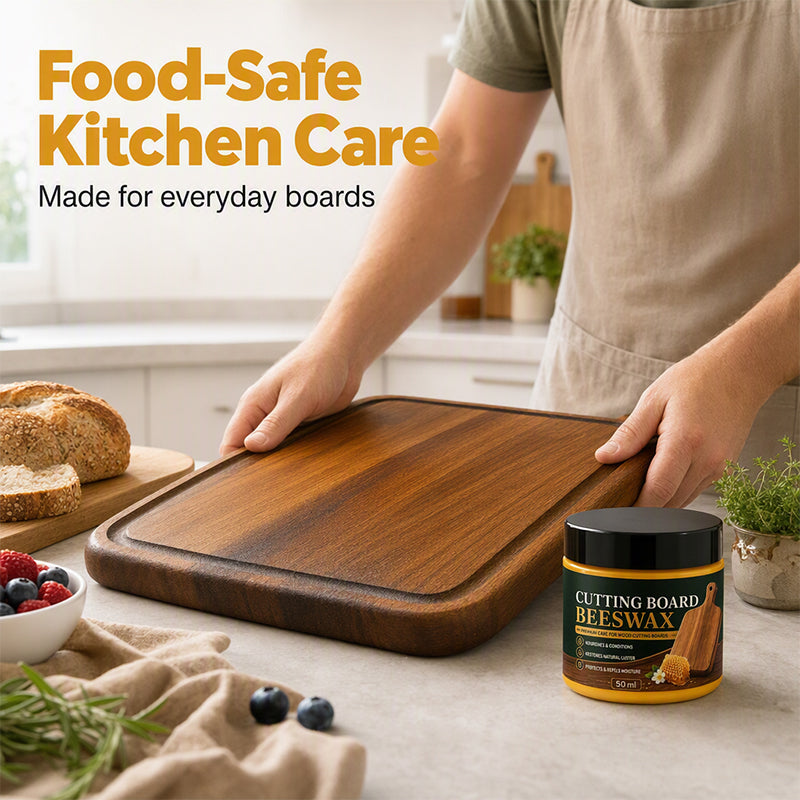 🐝 50% OFF! ✨ Food-Safe Cutting Board Conditioner – Nourishing, Non-Greasy & Protective