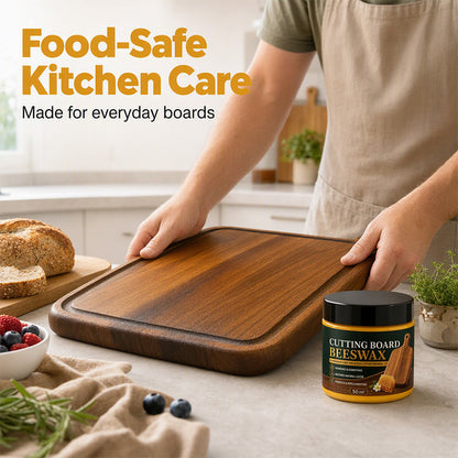 🐝 50% OFF! ✨ Food-Safe Cutting Board Conditioner – Nourishing, Non-Greasy & Protective