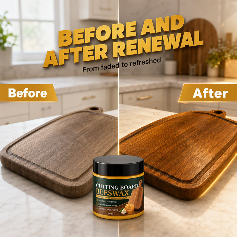 🐝 50% OFF! ✨ Food-Safe Cutting Board Conditioner – Nourishing, Non-Greasy & Protective