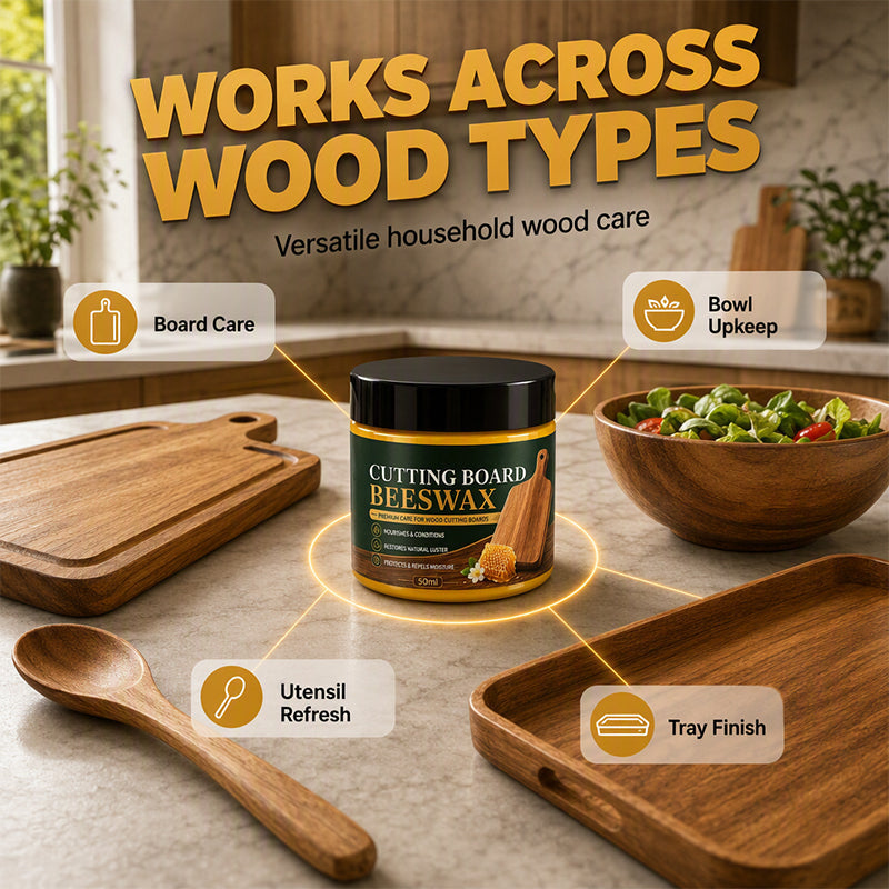 🐝 50% OFF! ✨ Food-Safe Cutting Board Conditioner – Nourishing, Non-Greasy & Protective
