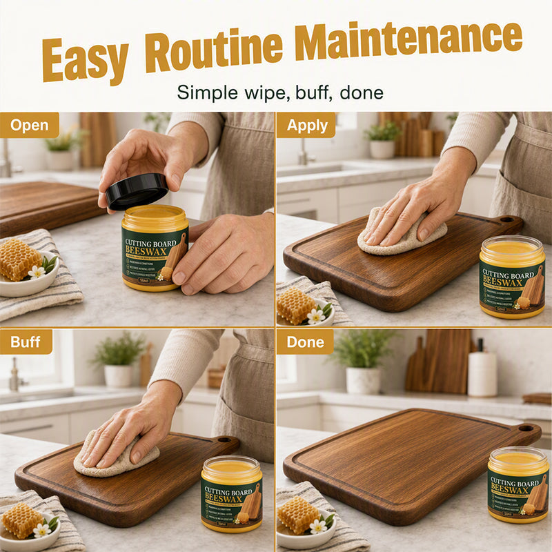 🐝 50% OFF! ✨ Food-Safe Cutting Board Conditioner – Nourishing, Non-Greasy & Protective