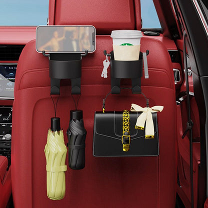 [Buy 1 Get 1 Free] Car Seat Headrest Cup Holder with Hooks