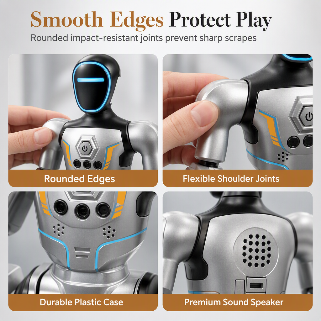 ⏳Time-Limited Special⏰Smart AI Voice Programmable Toy Robot – Gesture Control, Interactive, Kids Friendly 🧠
