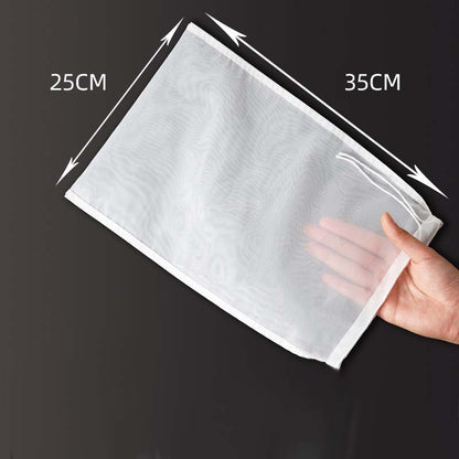 Strainer Bag – High-density mesh, drawstring & reusable. Smooth filtering – grab yours! ✅