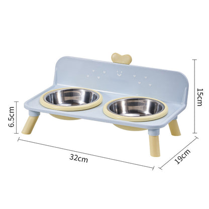 🐶🥣 Elevated Detachable Pet Double Bowls | Raised Feeder for Dogs & Cats