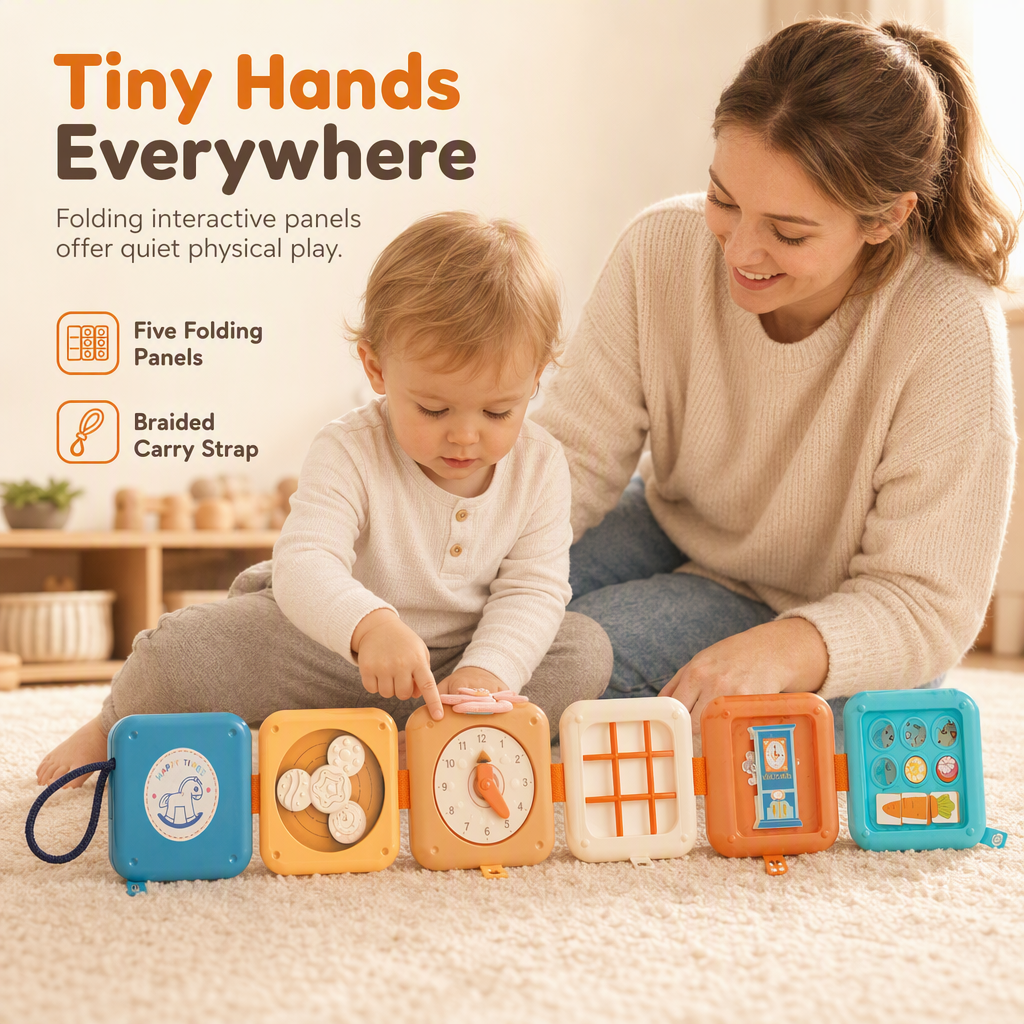 ⏳Time-Limited Special⏰Busy Ball Stacking Toy – Multi‑sided & portable activity cube 🎈