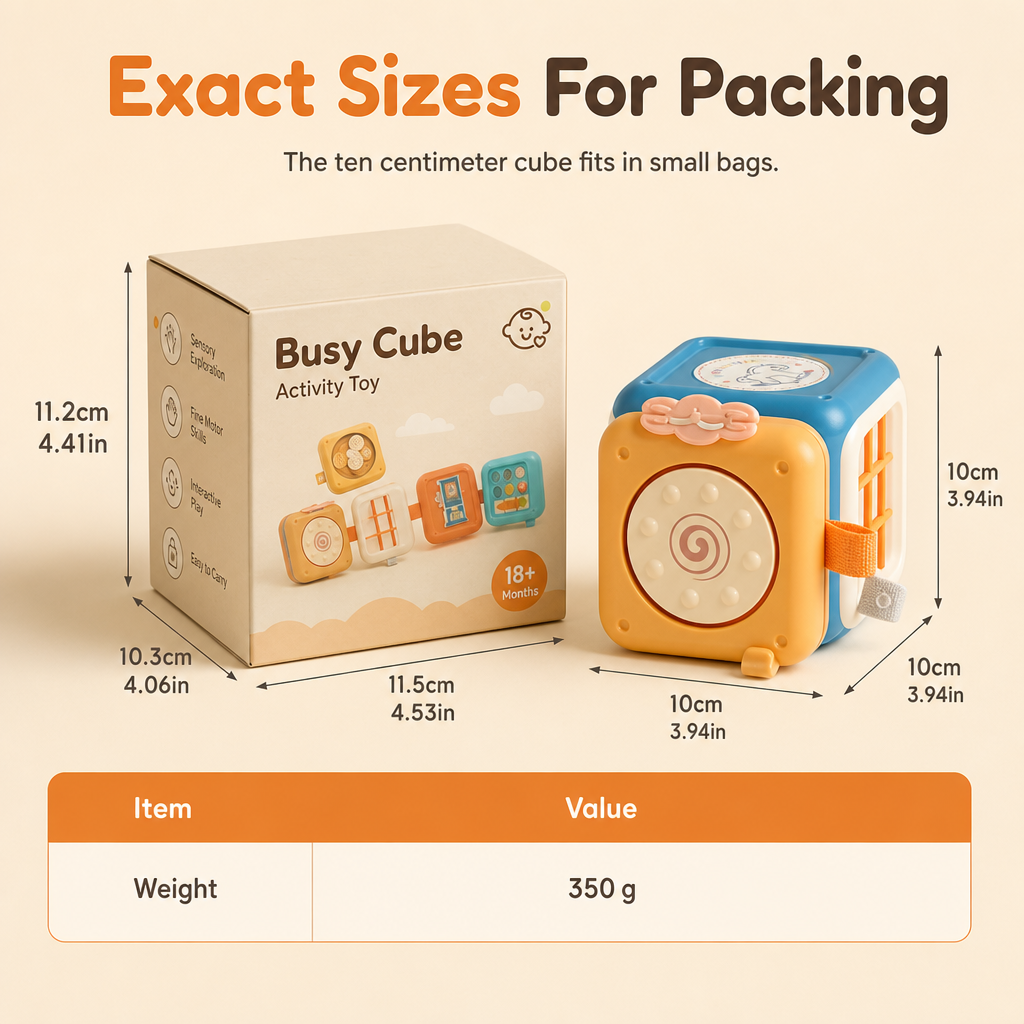 ⏳Time-Limited Special⏰Busy Ball Stacking Toy – Multi‑sided & portable activity cube 🎈