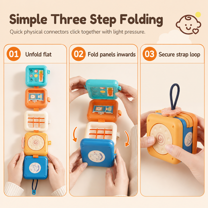 ⏳Time-Limited Special⏰Busy Ball Stacking Toy – Multi‑sided & portable activity cube 🎈