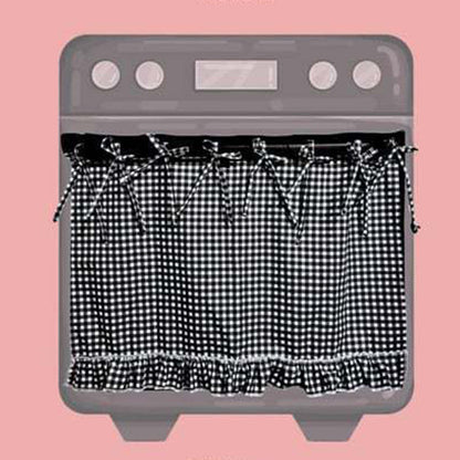 Farmhouse Ruffled Oven Door Skirt