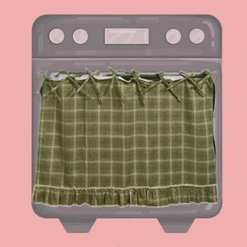 Farmhouse Ruffled Oven Door Skirt