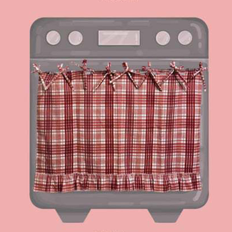 Farmhouse Ruffled Oven Door Skirt