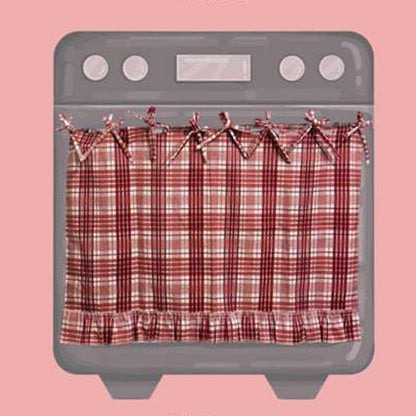 Farmhouse Ruffled Oven Door Skirt