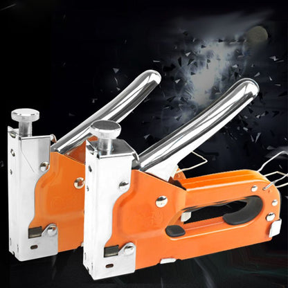 ⏳Time-Limited Special⏰Manual Staple Nail Gun: 3-in-1, Alloy Steel, Adjustable Pressure, with 600pcs Nails, Shockproof