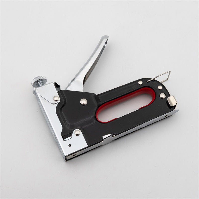 ⏳Time-Limited Special⏰Manual Staple Nail Gun: 3-in-1, Alloy Steel, Adjustable Pressure, with 600pcs Nails, Shockproof