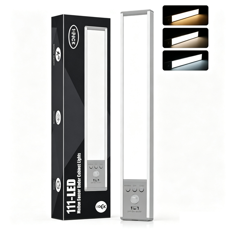 📢📢50% OFF !! ⏰✨Rechargeable Wireless Motion Sensor Under Cabinet Light, Stick-On Night Lamp For Cupboard & Closet💡