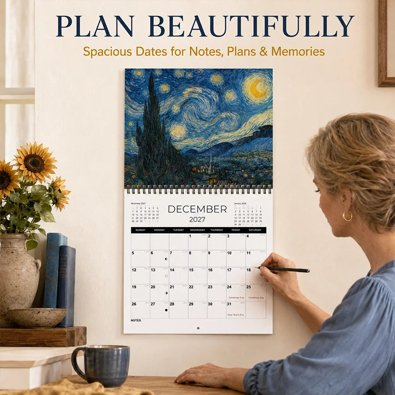 📢📢50% OFF !! ⏰Artful 2027 Wall Calendar
