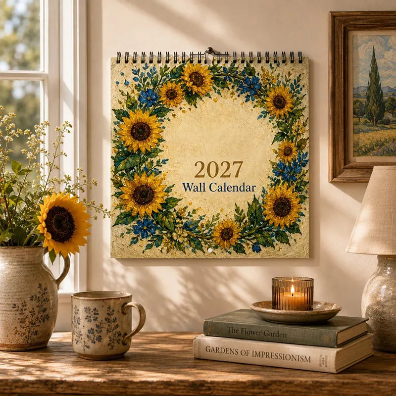 📢📢50% OFF !! ⏰Artful 2027 Wall Calendar