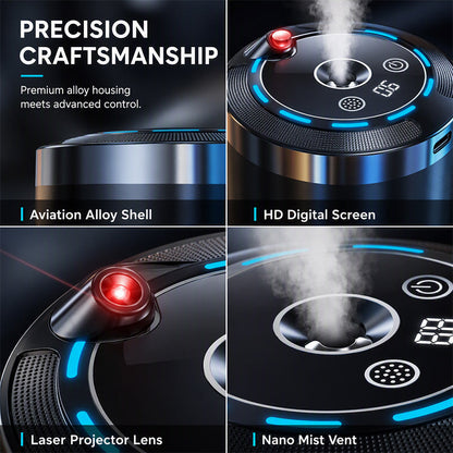 🚗 50% OFF NOW!💥AI Smart Car Aromatherapy Diffuser – Ultrasonic Nano Mist Car Scent Machine, Auto Start-Stop, Starry Sky Light, Portable Cup Holder Fragrance Diffuser for Vehicles