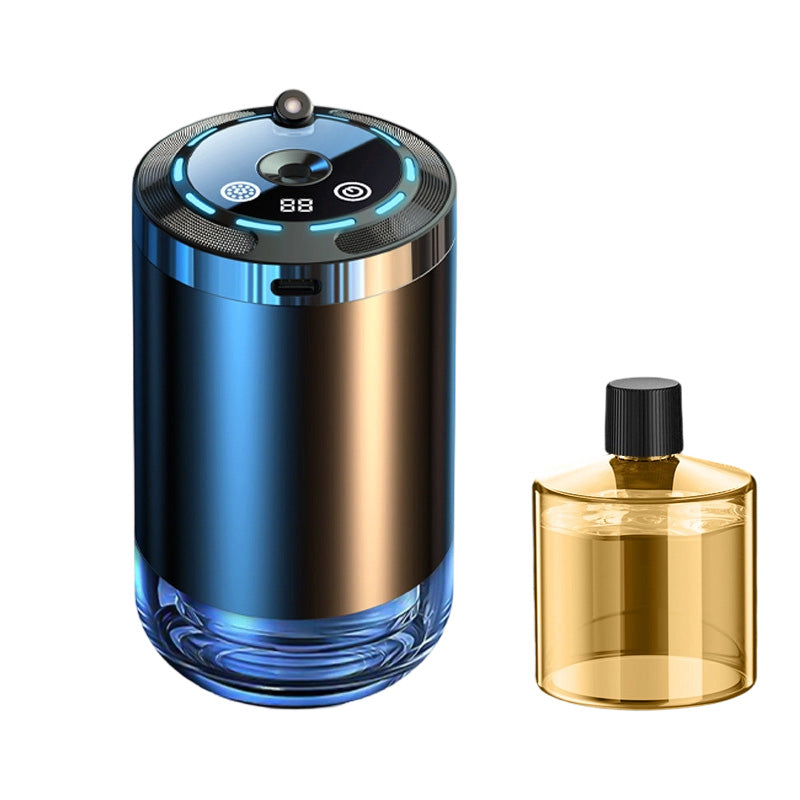 🚗 50% OFF NOW!💥AI Smart Car Aromatherapy Diffuser – Ultrasonic Nano Mist Car Scent Machine, Auto Start-Stop, Starry Sky Light, Portable Cup Holder Fragrance Diffuser for Vehicles