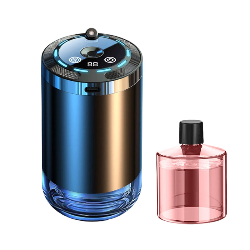 🚗 50% OFF NOW!💥AI Smart Car Aromatherapy Diffuser – Ultrasonic Nano Mist Car Scent Machine, Auto Start-Stop, Starry Sky Light, Portable Cup Holder Fragrance Diffuser for Vehicles
