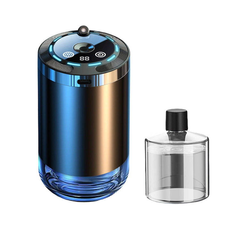 🚗 50% OFF NOW!💥AI Smart Car Aromatherapy Diffuser – Ultrasonic Nano Mist Car Scent Machine, Auto Start-Stop, Starry Sky Light, Portable Cup Holder Fragrance Diffuser for Vehicles