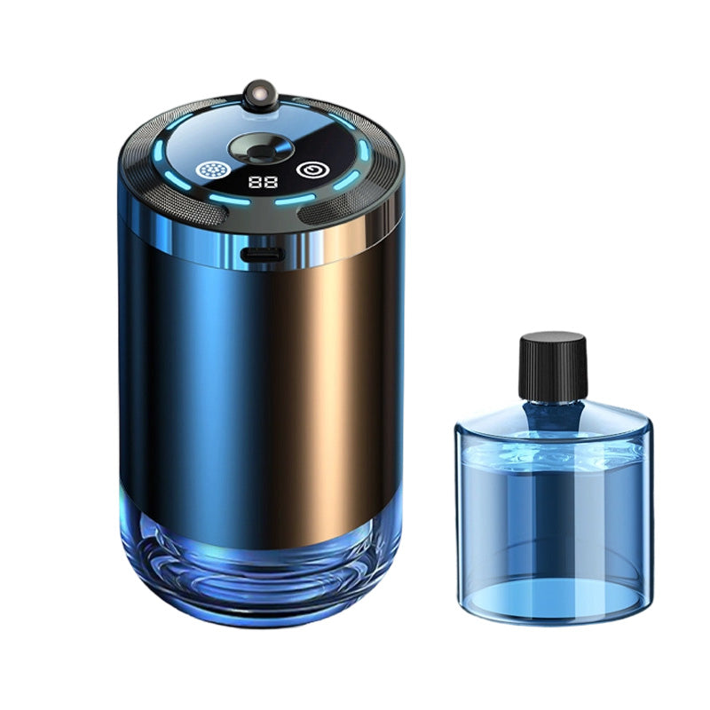 🚗 50% OFF NOW!💥AI Smart Car Aromatherapy Diffuser – Ultrasonic Nano Mist Car Scent Machine, Auto Start-Stop, Starry Sky Light, Portable Cup Holder Fragrance Diffuser for Vehicles