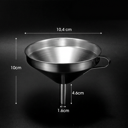⚗️ LIMITED-TIME 50% OFF! 🥣 Stainless Steel Filter Funnel – Removable Mesh, Multi-scene, Hangable ✨