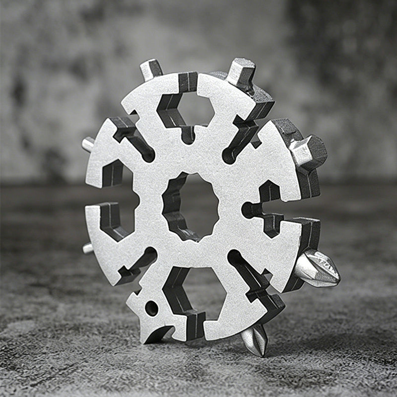 ⏳Limited-time 50% off⏰20-in-1 Pocket Snowflake Tool, Multi-functional Hand Tool For Daily Repairs🔧