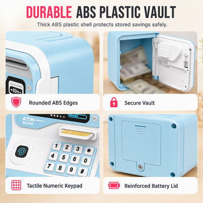 📢📢50% OFF✨Electronic Kids ATM Money Saving Box, Smart Piggy Bank Toy