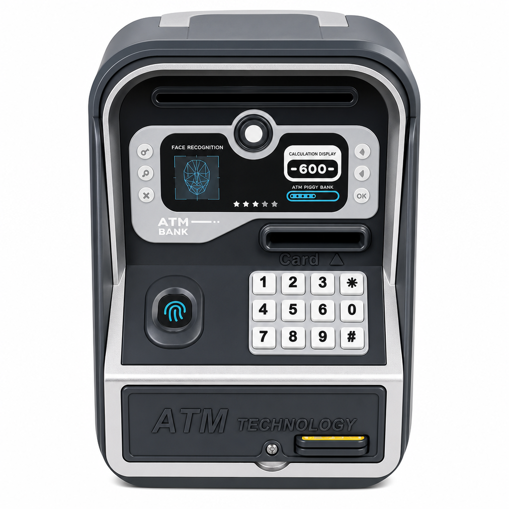 📢📢50% OFF✨Electronic Kids ATM Money Saving Box, Smart Piggy Bank Toy