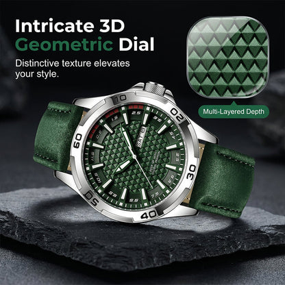 Men's Luminous Quartz 30M Sports Wristwatch