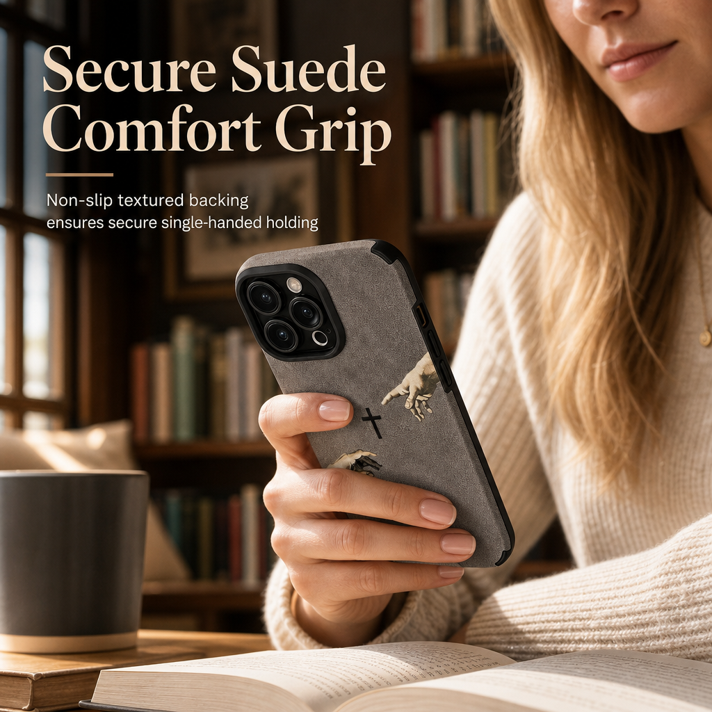 📢📢50% OFF !! ⏰Premium Suede Shockproof Protective Phone Case