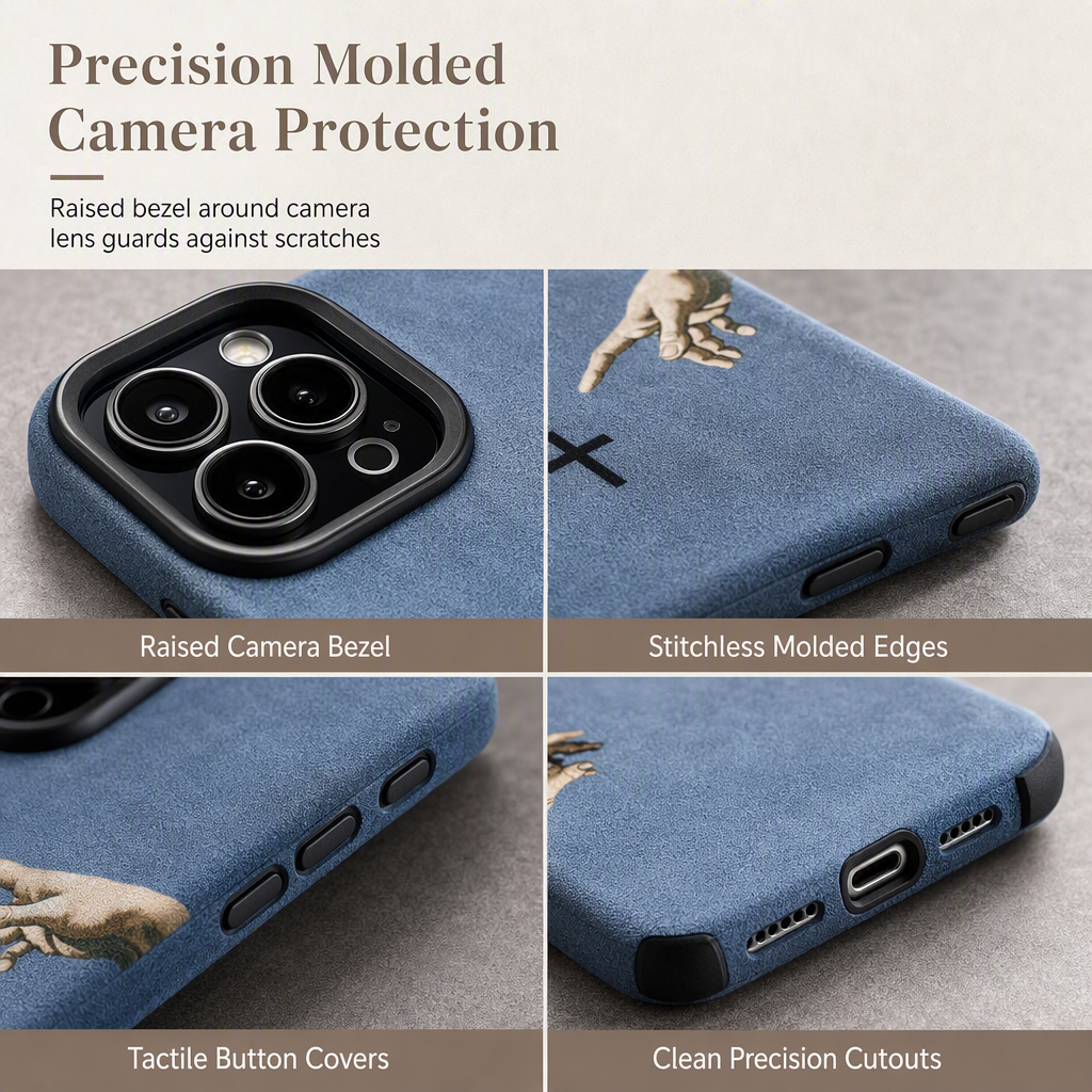 📢📢50% OFF !! ⏰Premium Suede Shockproof Protective Phone Case