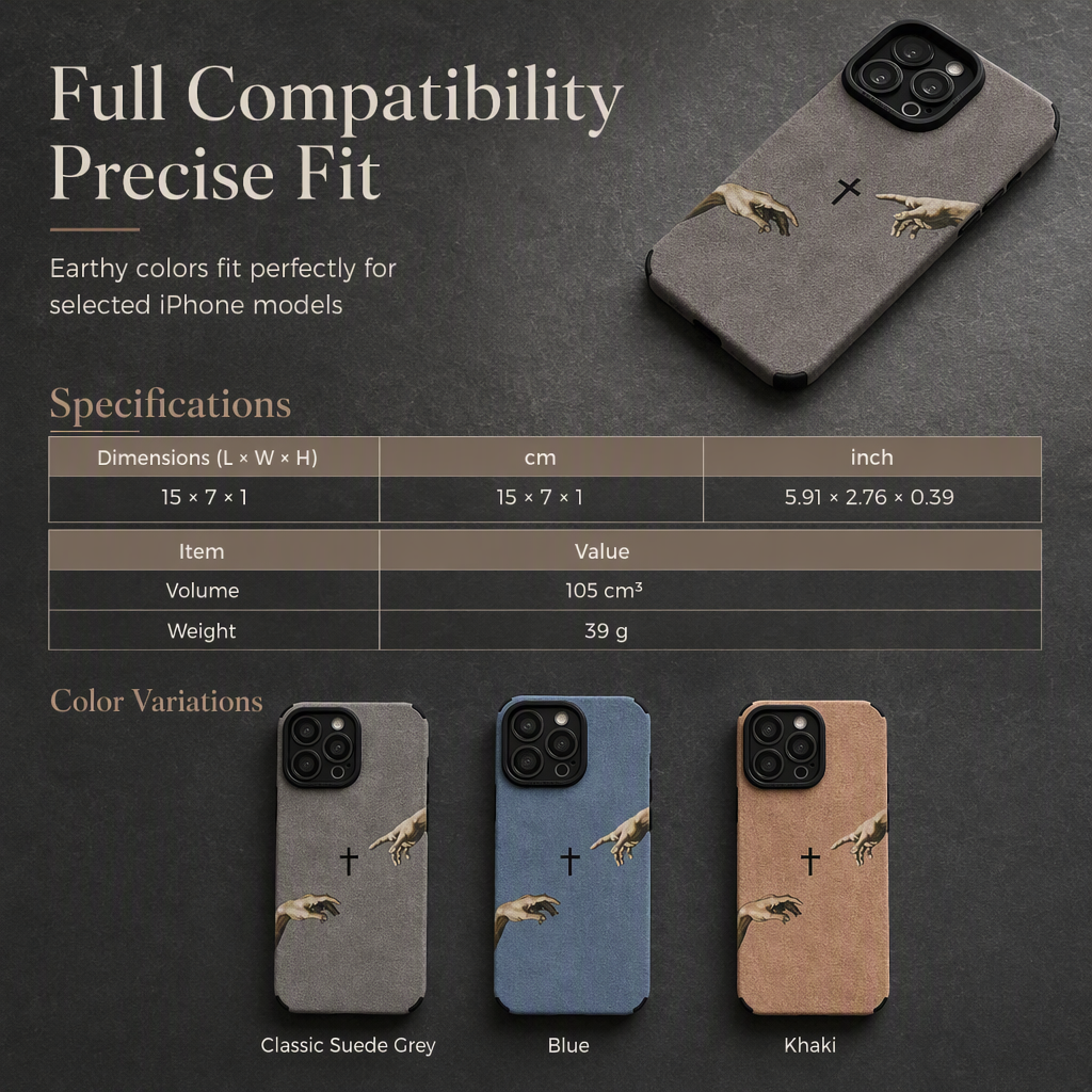 📢📢50% OFF !! ⏰Premium Suede Shockproof Protective Phone Case