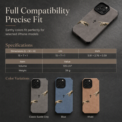 📢📢50% OFF !! ⏰Premium Suede Shockproof Protective Phone Case