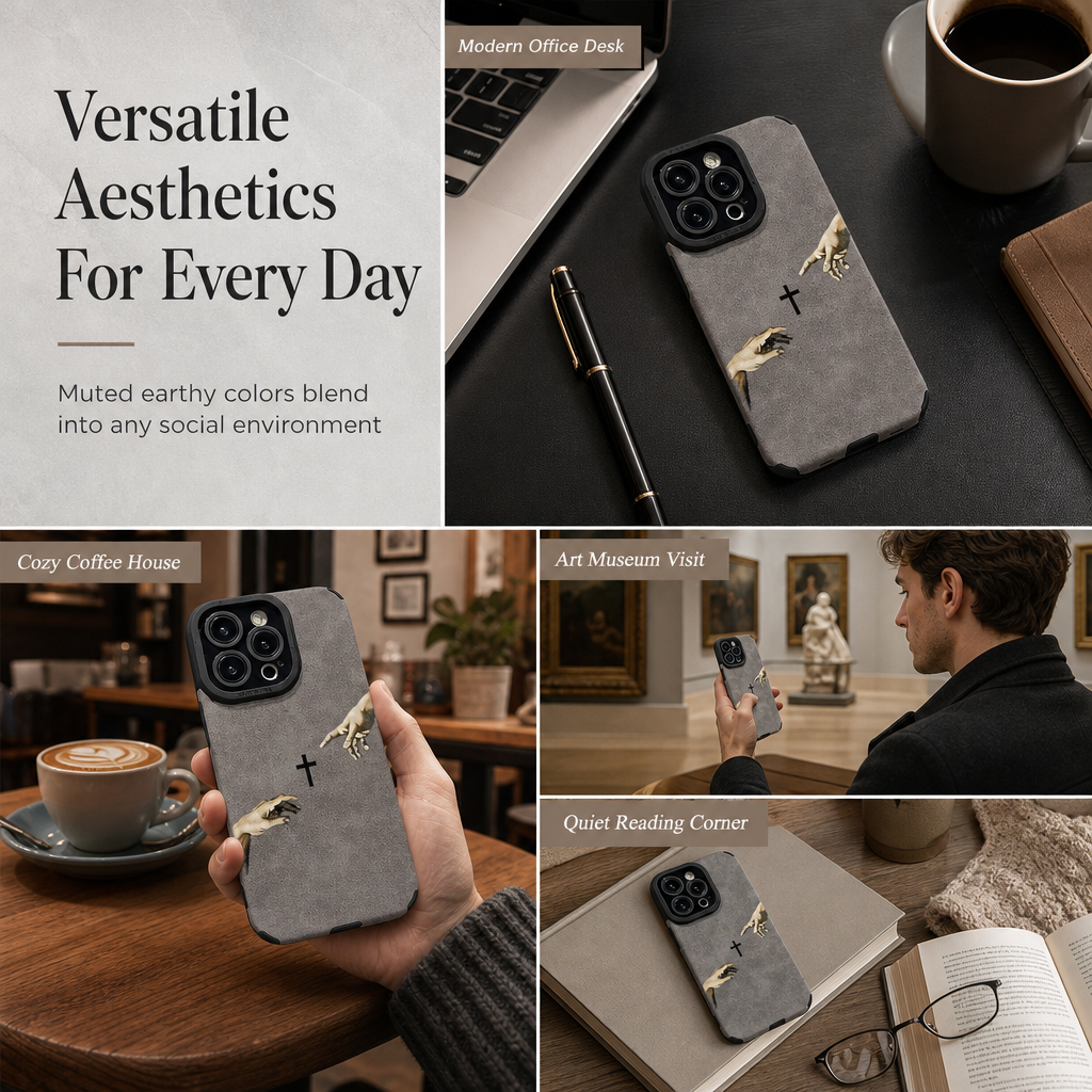 📢📢50% OFF !! ⏰Premium Suede Shockproof Protective Phone Case