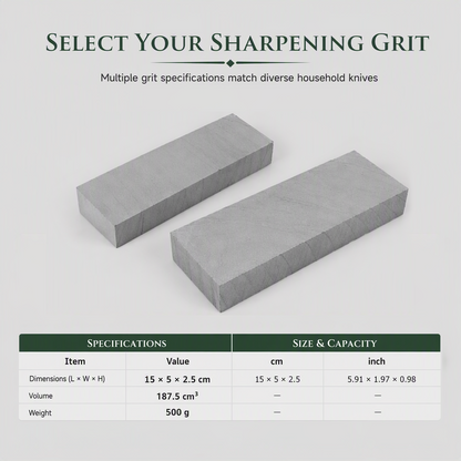 3000-Grit Single-Sided Knife Sharpening Whetstone