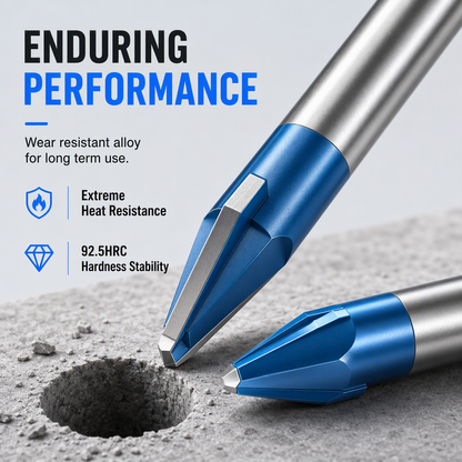 📢📢50% OFF !! ⏰Hex Shank Carbide Eccentric Drill Bit for Ceramic Tile Glass and Concrete Hole Drilling