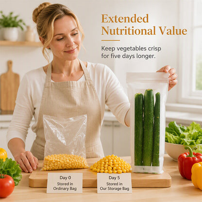 Reusable Thickened Food Storage Bags
