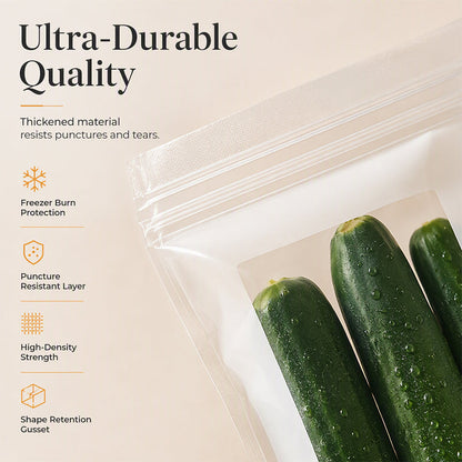 Reusable Thickened Food Storage Bags