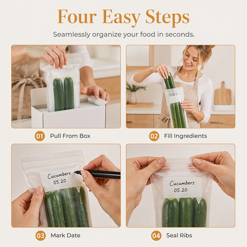 Reusable Thickened Food Storage Bags