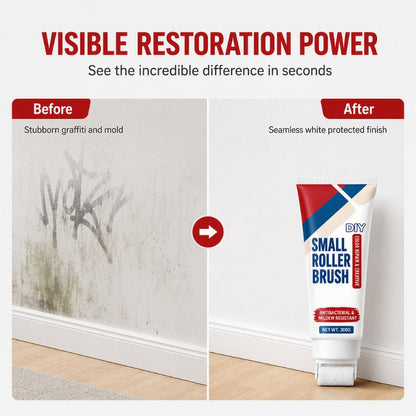 🏠 LIMITED-TIME 50% OFF! 🧱 Waterproof Wall Repair Paste with Roller Brush – One-step DIY, Non-toxic, Easy Touch-up ✨