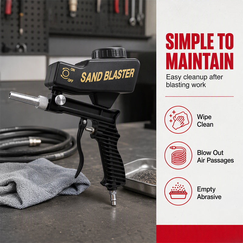 Portable Handheld Pneumatic Sandblasting Gun