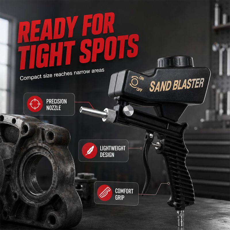Portable Handheld Pneumatic Sandblasting Gun