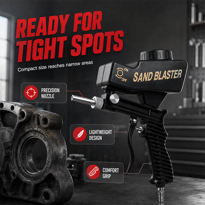 Portable Handheld Pneumatic Sandblasting Gun
