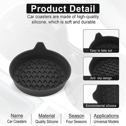 ⏳🔥LIMITED-TIME 50% OFF! ⏰Car Cup Holder Silicone Coaster – Keep Your Cup Holders Clean 🚗✨