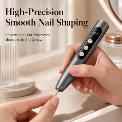 💅 Save 50%! ✨ Portable Nail Drill – Cordless, quiet & 3 speed levels 🏠