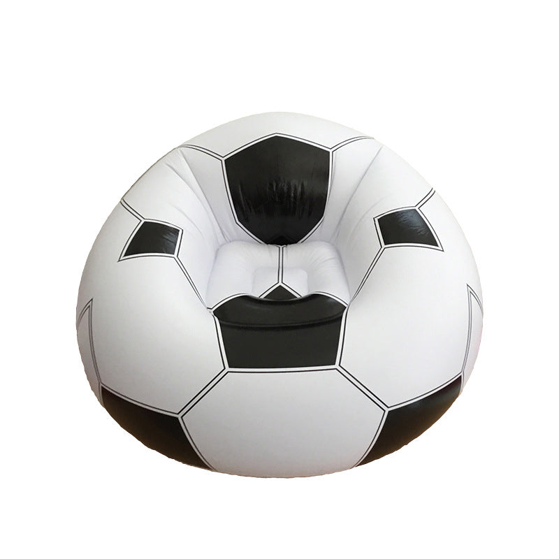 ⏳🔥LIMITED-TIME 50% OFF! ⏰⚽ Inflatable PVC Soccer-Shaped Sofa 🛋️– Fun Football Design, Durable & Portable Lounger for Game Room, Party, Bedroom & Match Nights ✨