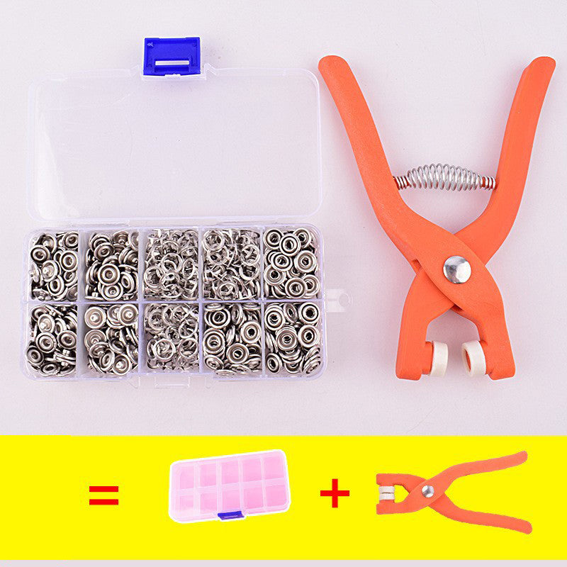 ⏳Time-Limited Special 55%OFF!!!⏰🧷 Sew-Free Snap Fastener Plier Kit — No Needle, No Thread