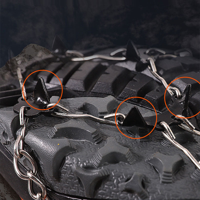 ❄️ Anti-Slip Crampons – Grippy, stretch-fit & portable ✨